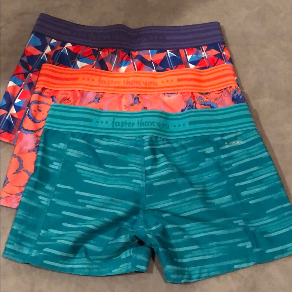 Set of 3 Saucony compression  shorts